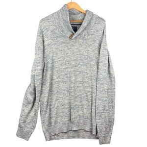 NWT Even Tide Men’s V-Neck Sweater with Toggle Closure Sz XXL